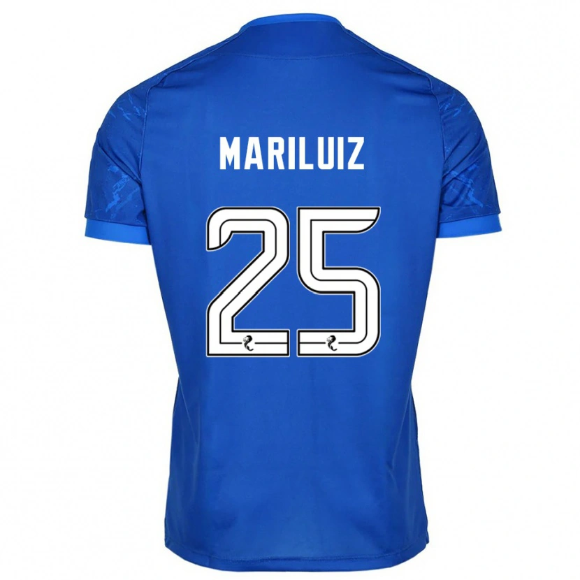Danxen Dames Mariluiz Sanchez #25 Blauw Wit Thuisshirt Thuistenue 2025/26 T-Shirt