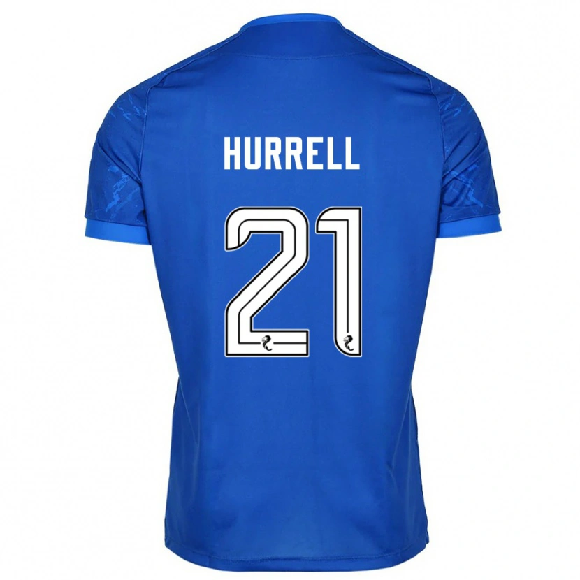 Danxen Dames Olivia Hurrell #21 Blauw Wit Thuisshirt Thuistenue 2025/26 T-Shirt