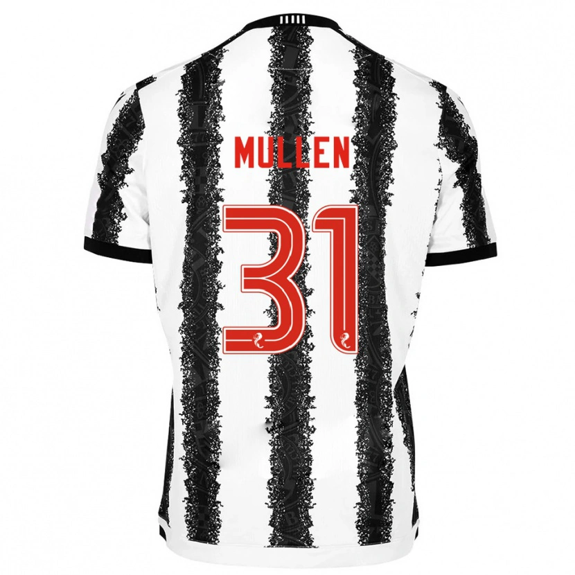 Danxen Dames Ryan Mullen #31 Wit Zwart Thuisshirt Thuistenue 2025/26 T-Shirt