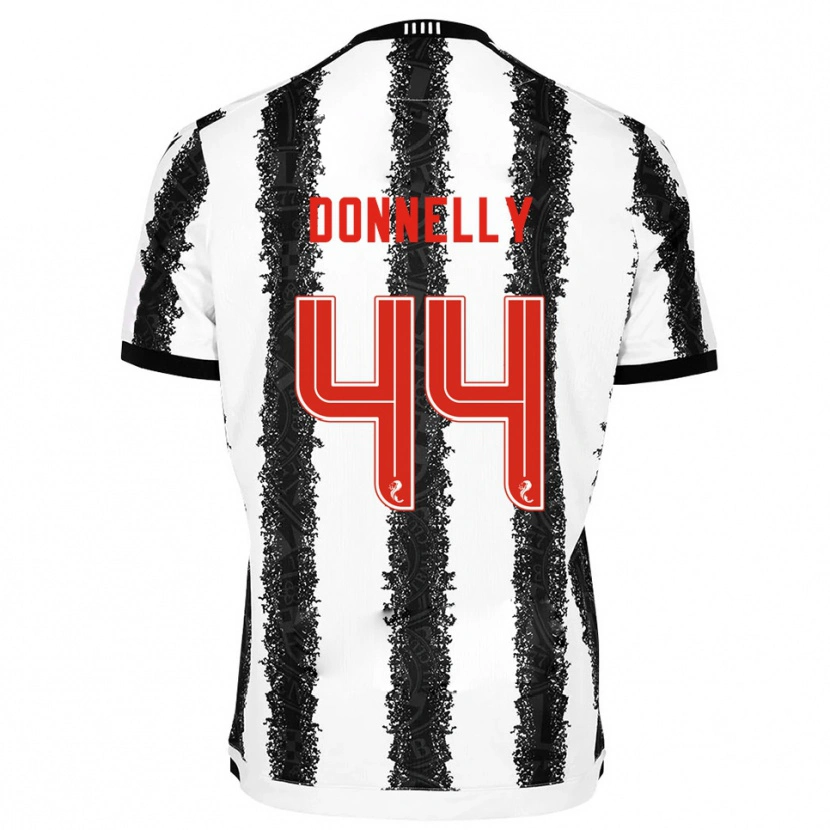 Danxen Dames Liam Donnelly #44 Wit Zwart Thuisshirt Thuistenue 2025/26 T-Shirt