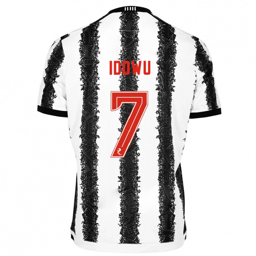 Danxen Dames Roland Idowu #7 Wit Zwart Thuisshirt Thuistenue 2025/26 T-Shirt