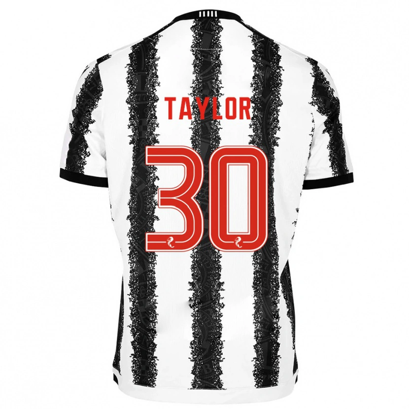 Danxen Dames Fraser Taylor #30 Wit Zwart Thuisshirt Thuistenue 2025/26 T-Shirt
