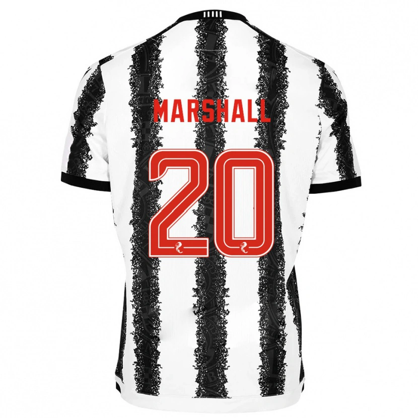 Danxen Dames Lewis Marshall #20 Wit Zwart Thuisshirt Thuistenue 2025/26 T-Shirt