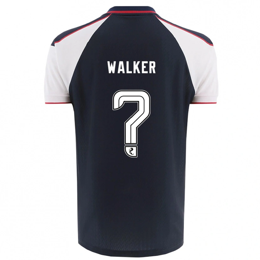 Danxen Dames Fiona Walker #0 Marine Wit Thuisshirt Thuistenue 2025/26 T-Shirt