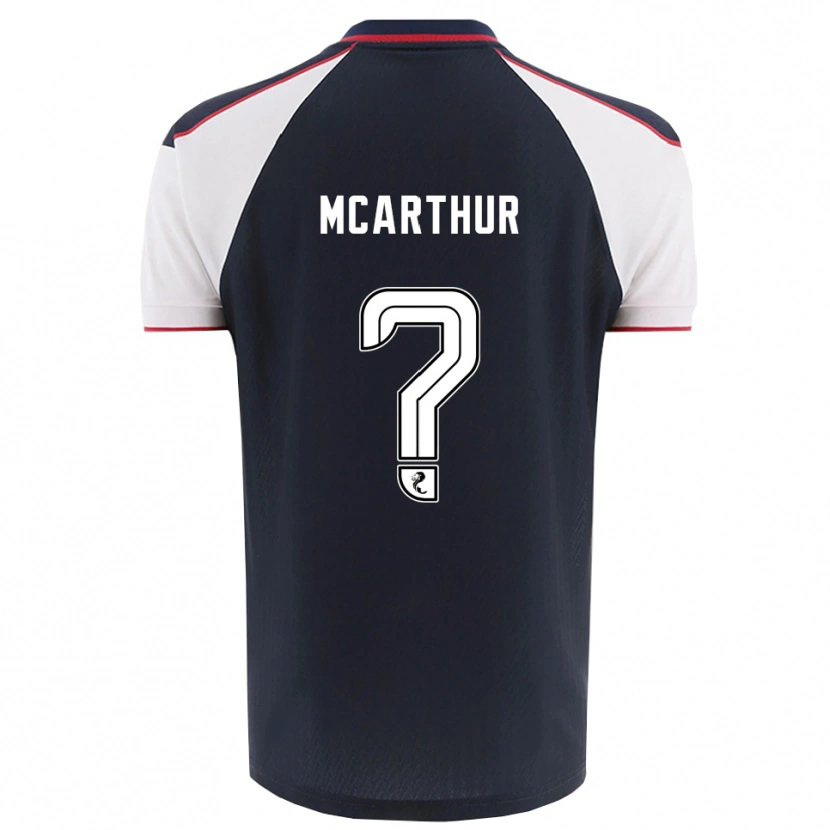 Danxen Dames Lucy Mcarthur #0 Marine Wit Thuisshirt Thuistenue 2025/26 T-Shirt