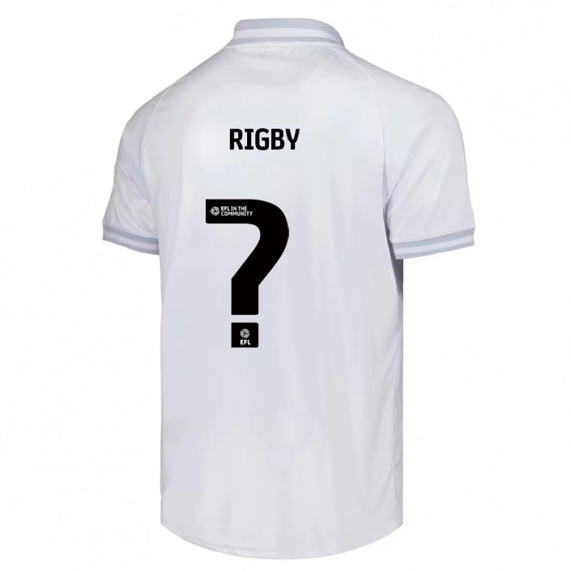 Danxen Dames Stephanie Rigby #0 Wit Grijs Zwart Uitshirt Uittenue 2025/26 T-Shirt
