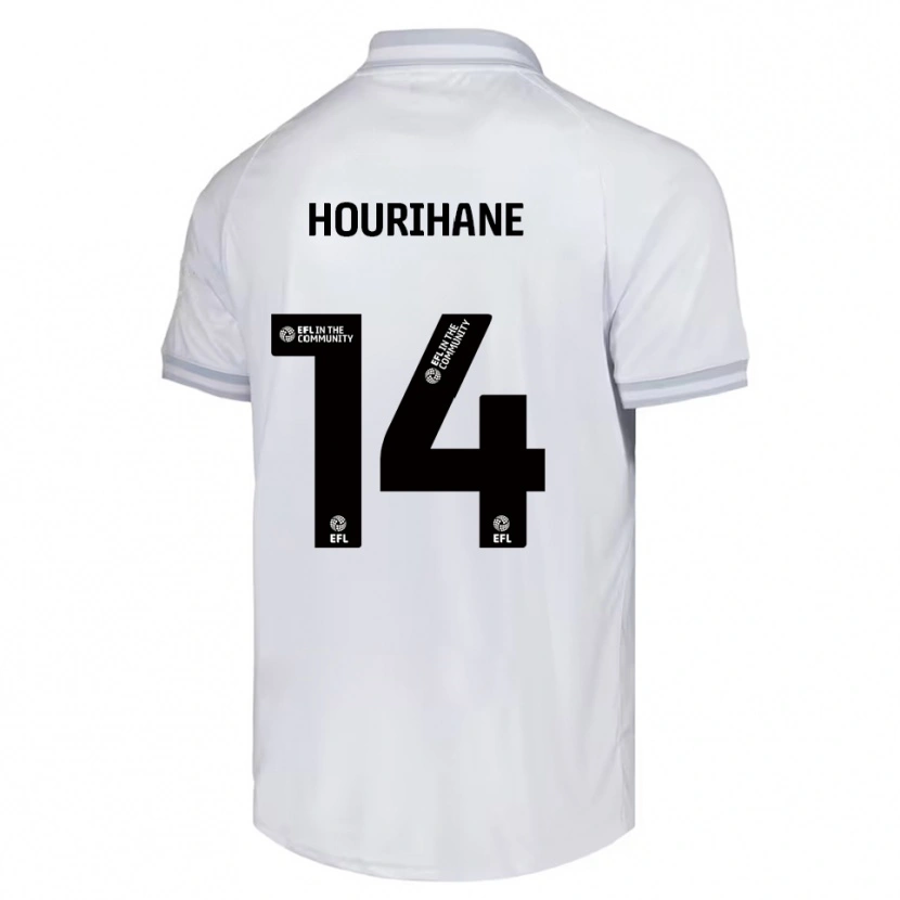 Danxen Dames Conor Hourihane #14 Wit Grijs Zwart Uitshirt Uittenue 2025/26 T-Shirt