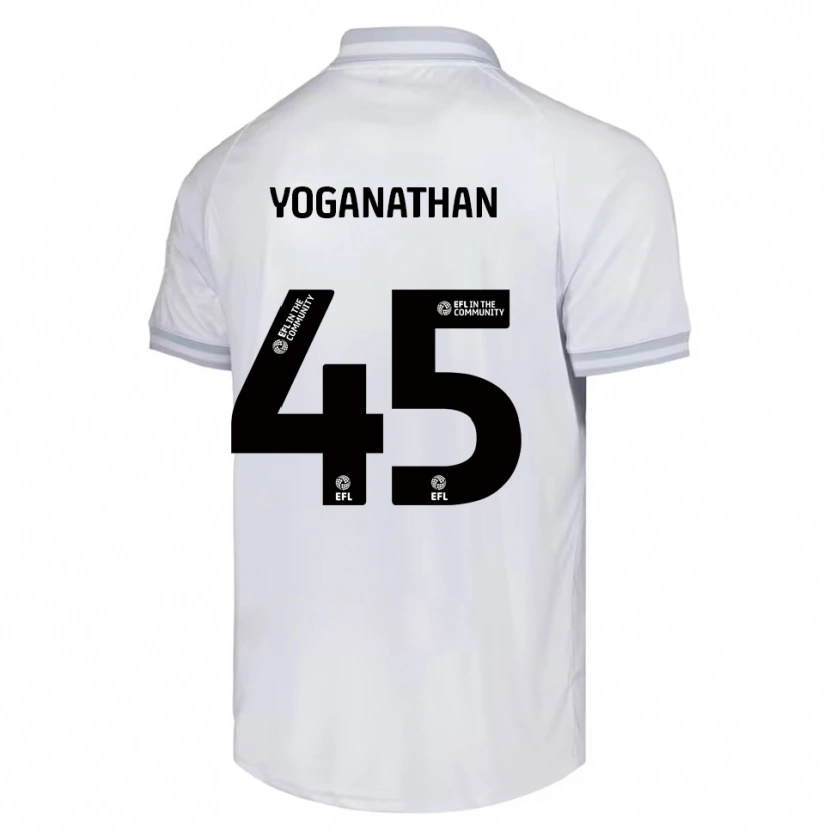 Danxen Dames Vimal Yoganathan #45 Wit Grijs Zwart Uitshirt Uittenue 2025/26 T-Shirt
