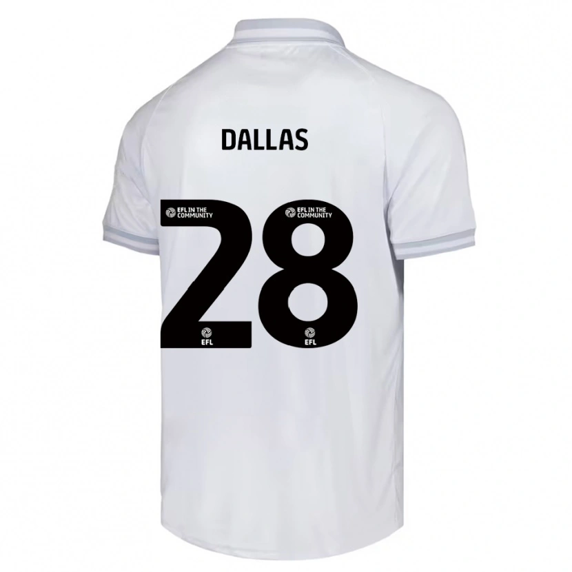 Danxen Dames Andy Dallas #28 Wit Grijs Zwart Uitshirt Uittenue 2025/26 T-Shirt
