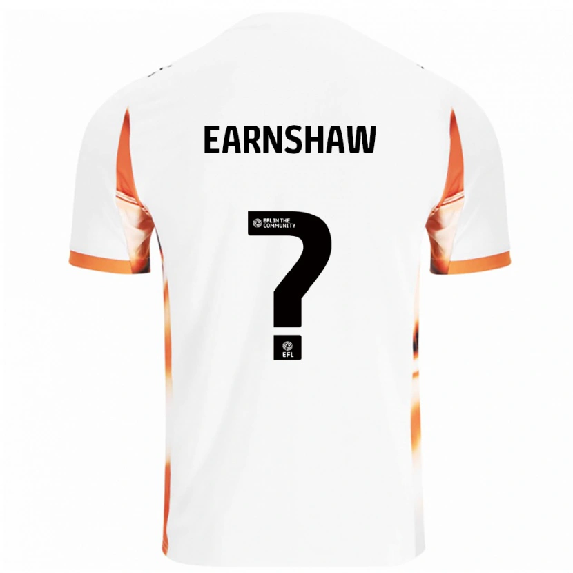 Danxen Dames Alice Earnshaw #0 Wit Oranje Zwart Uitshirt Uittenue 2025/26 T-Shirt