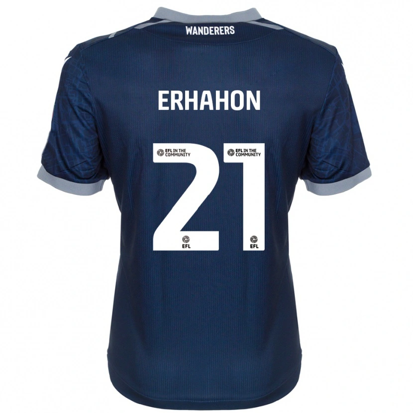 Danxen Dames Ethan Erhahon #21 Marine Grijs Uitshirt Uittenue 2025/26 T-Shirt