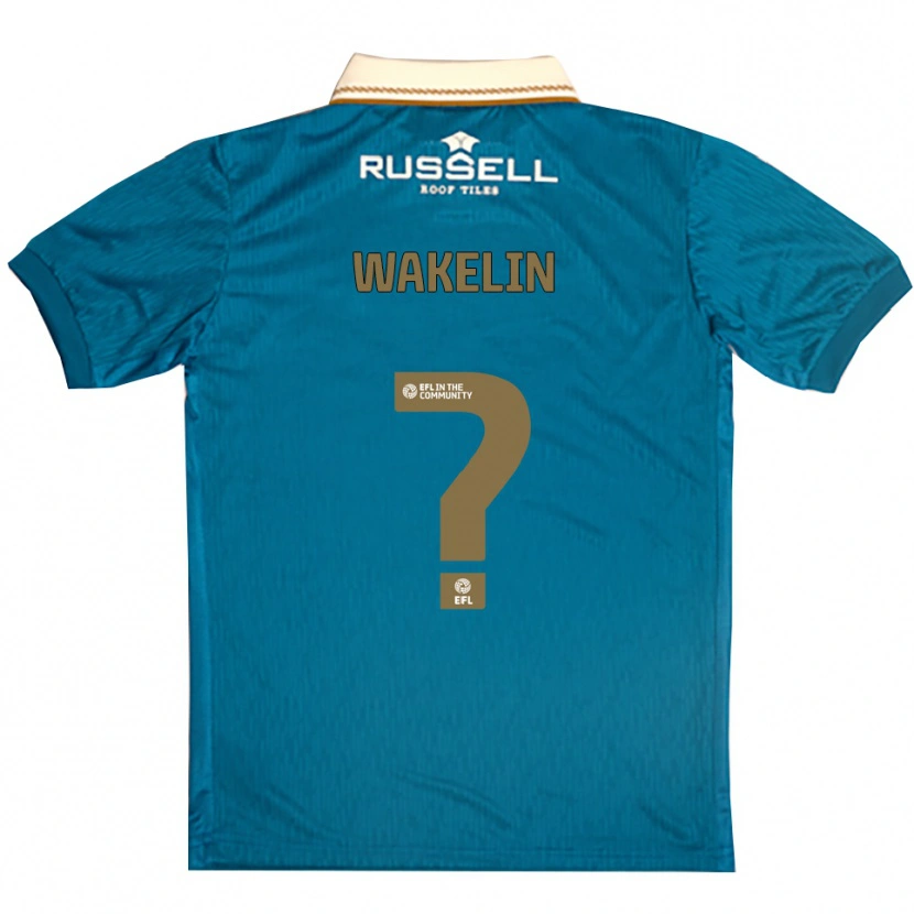 Danxen Dames Ronny Wakelin #0 Hemelsblauw Wit Uitshirt Uittenue 2025/26 T-Shirt