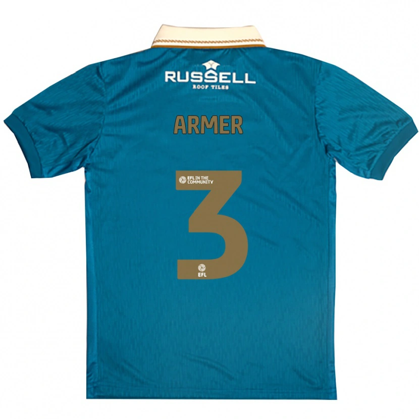 Danxen Dames Jack Armer #3 Hemelsblauw Wit Uitshirt Uittenue 2025/26 T-Shirt