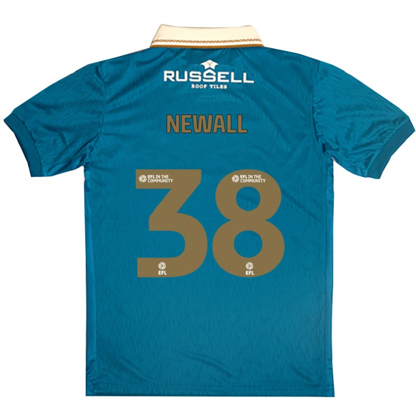 Danxen Dames Jack Newall #38 Hemelsblauw Wit Uitshirt Uittenue 2025/26 T-Shirt