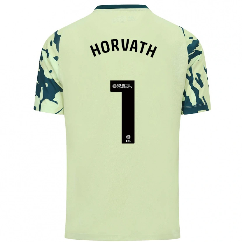Danxen Dames Ethan Horvath #1 Donkergroen Uitshirt Uittenue 2025/26 T-Shirt