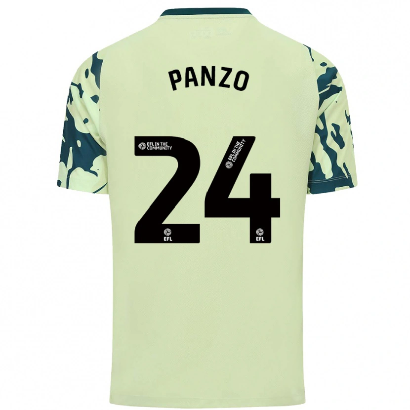 Danxen Dames Jonathan Panzo #24 Donkergroen Uitshirt Uittenue 2025/26 T-Shirt