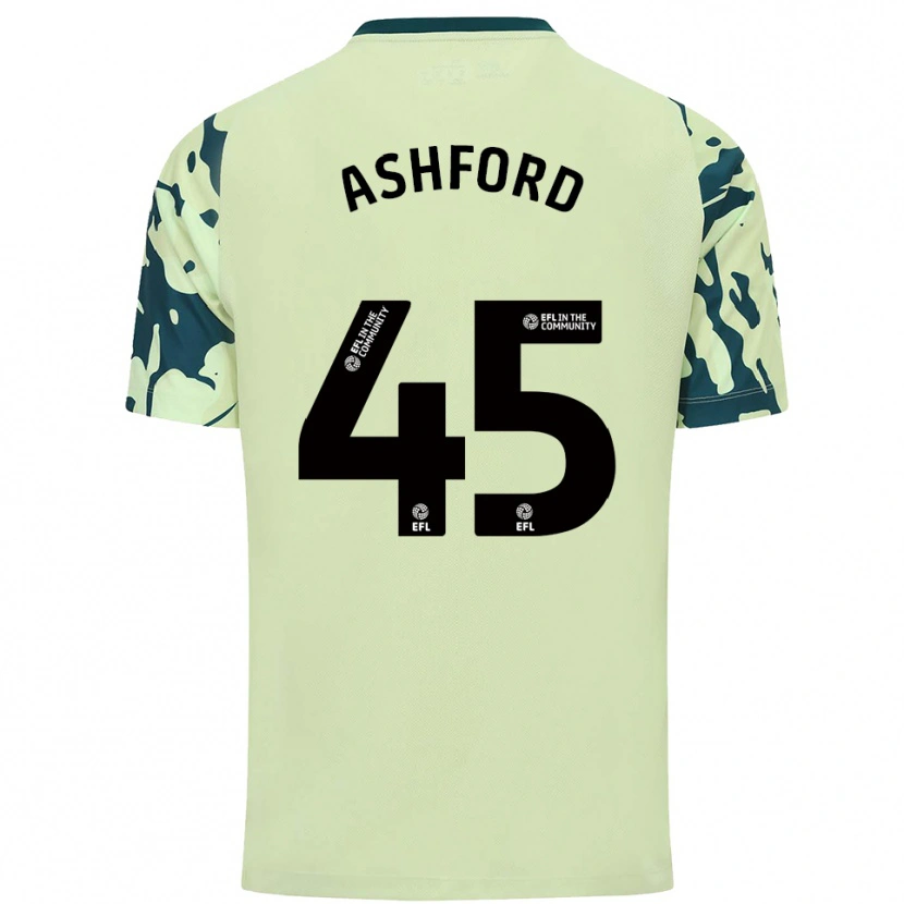 Danxen Dames Cian Ashford #45 Donkergroen Uitshirt Uittenue 2025/26 T-Shirt