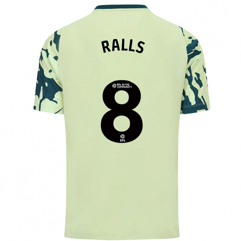 Danxen Dames Joe Ralls #8 Donkergroen Uitshirt Uittenue 2025/26 T-Shirt