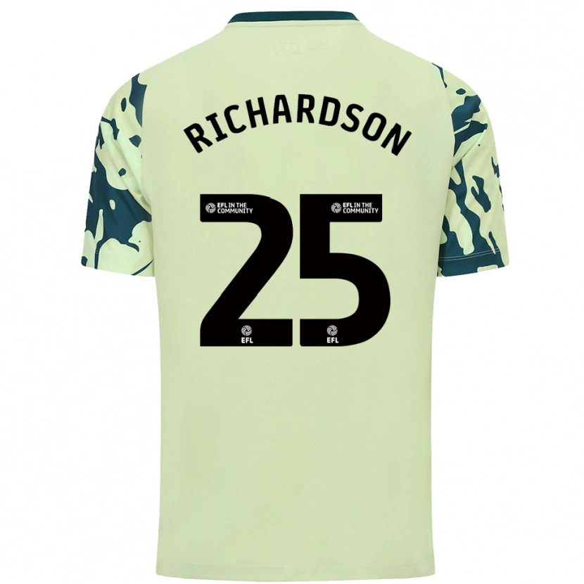 Danxen Dames Tija Richardson #25 Donkergroen Uitshirt Uittenue 2025/26 T-Shirt