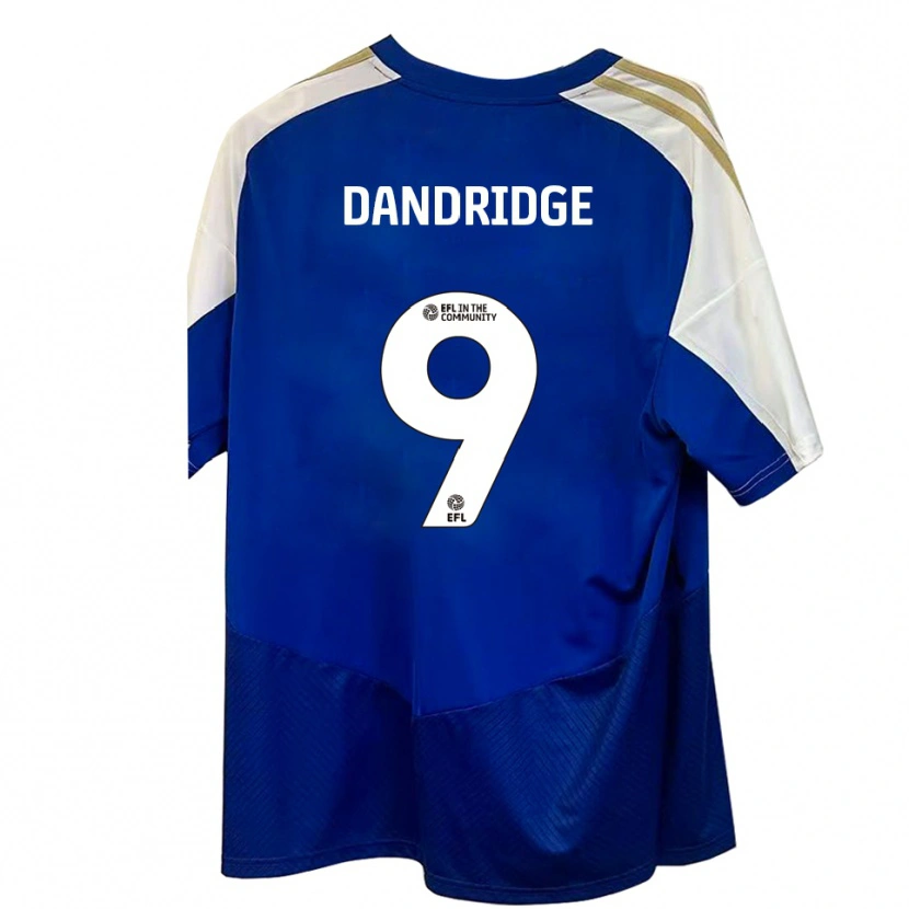 Danxen Dames Rebecca Dandridge #9 Blauw Wit Goud Uitshirt Uittenue 2025/26 T-Shirt