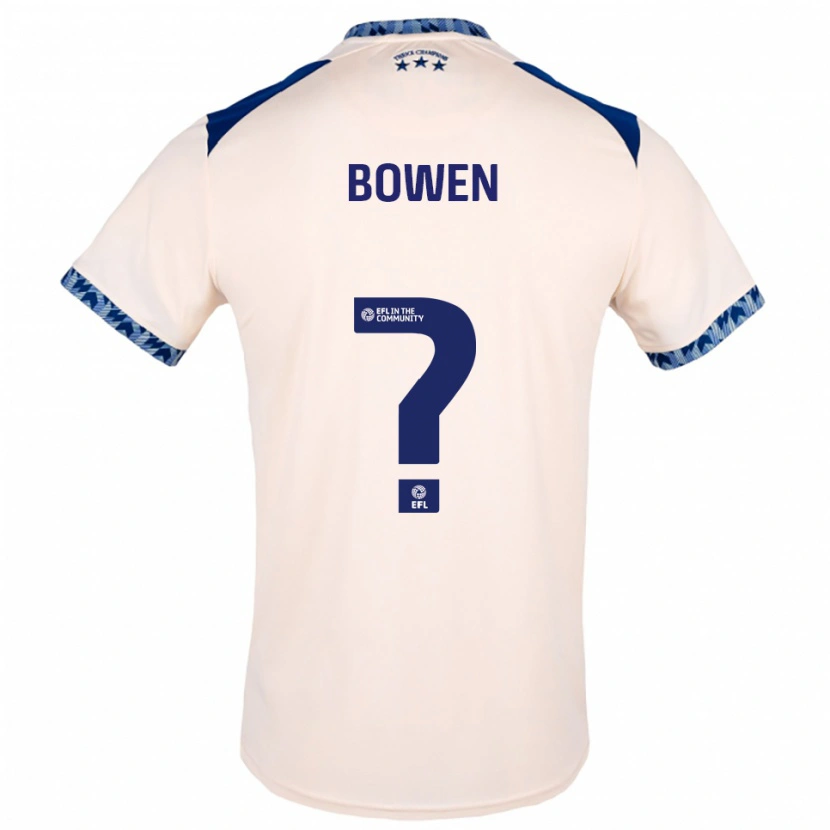 Danxen Dames Staitham Bowen #0 Gebroken Wit Marine Uitshirt Uittenue 2025/26 T-Shirt