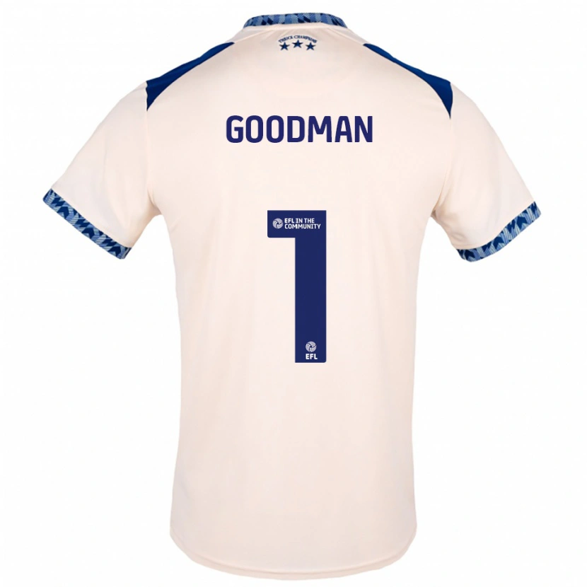 Danxen Dames Owen Goodman #1 Gebroken Wit Marine Uitshirt Uittenue 2025/26 T-Shirt