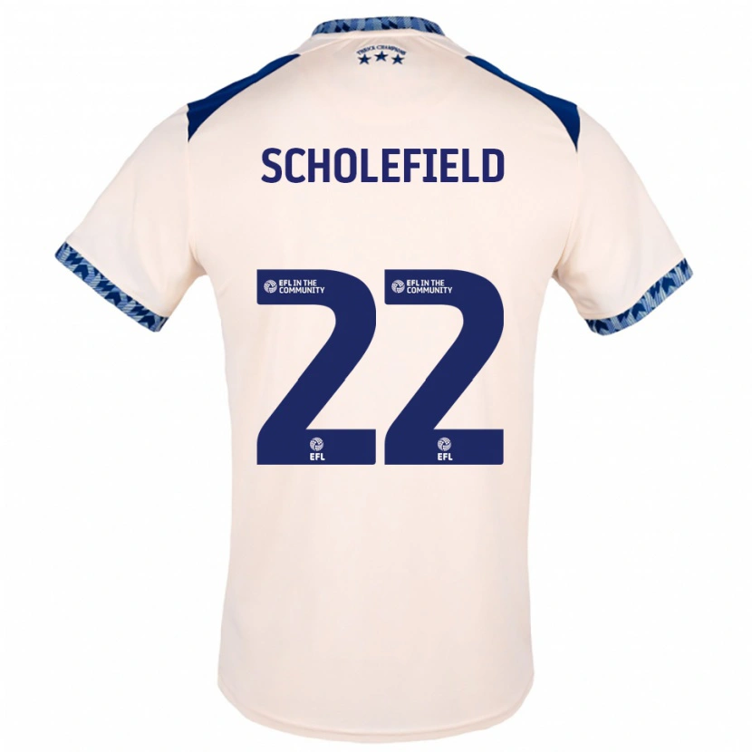 Danxen Dames Lois Scholefield #22 Gebroken Wit Marine Uitshirt Uittenue 2025/26 T-Shirt