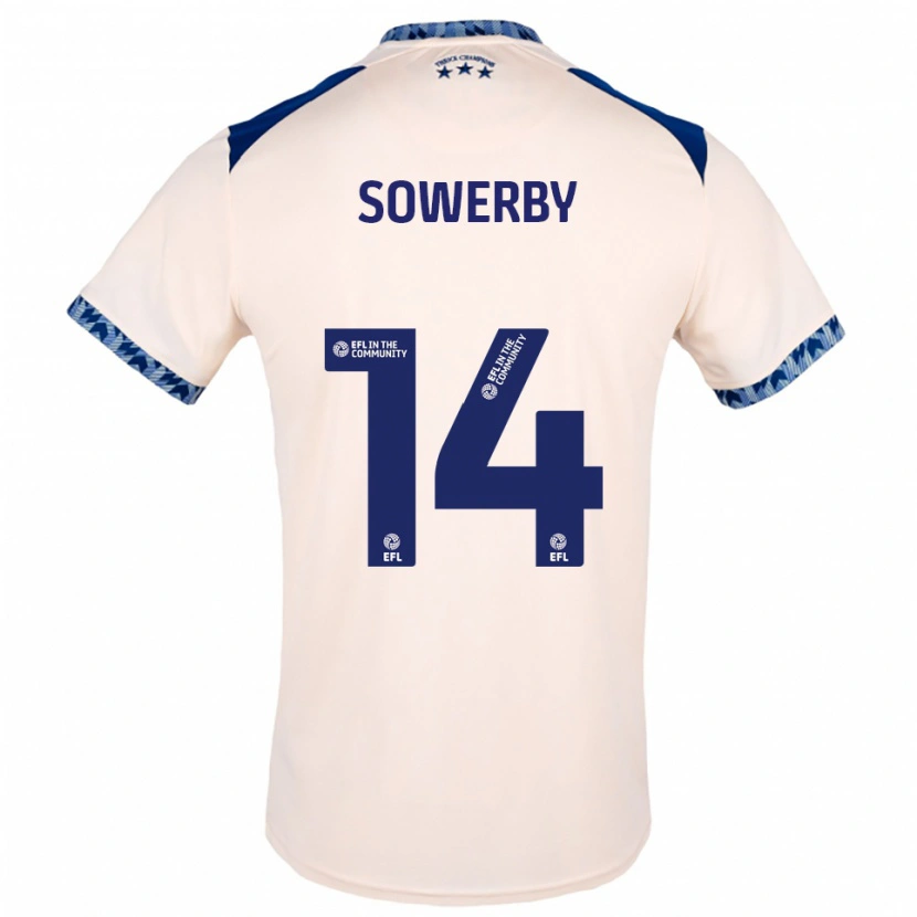 Danxen Dames Lucy Sowerby #14 Gebroken Wit Marine Uitshirt Uittenue 2025/26 T-Shirt