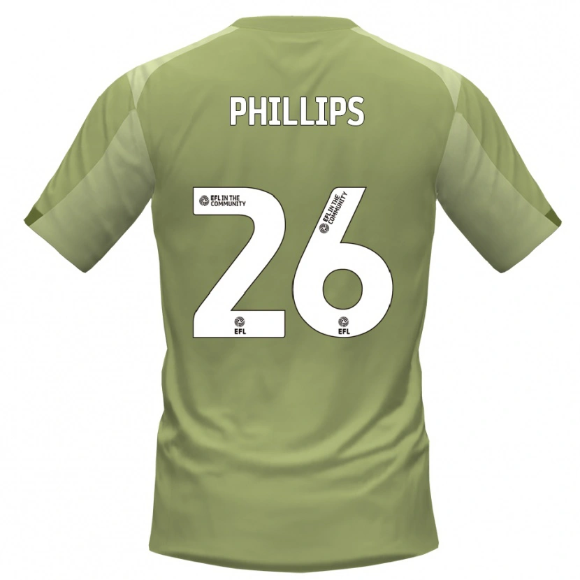 Danxen Dames Noah Phillips #26 Salie Champagne Uitshirt Uittenue 2025/26 T-Shirt