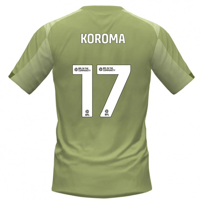 Danxen Dames Josh Koroma #17 Salie Champagne Uitshirt Uittenue 2025/26 T-Shirt