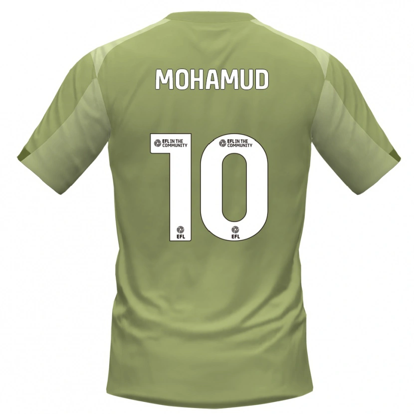 Danxen Dames Abdi Mohamud #10 Salie Champagne Uitshirt Uittenue 2025/26 T-Shirt