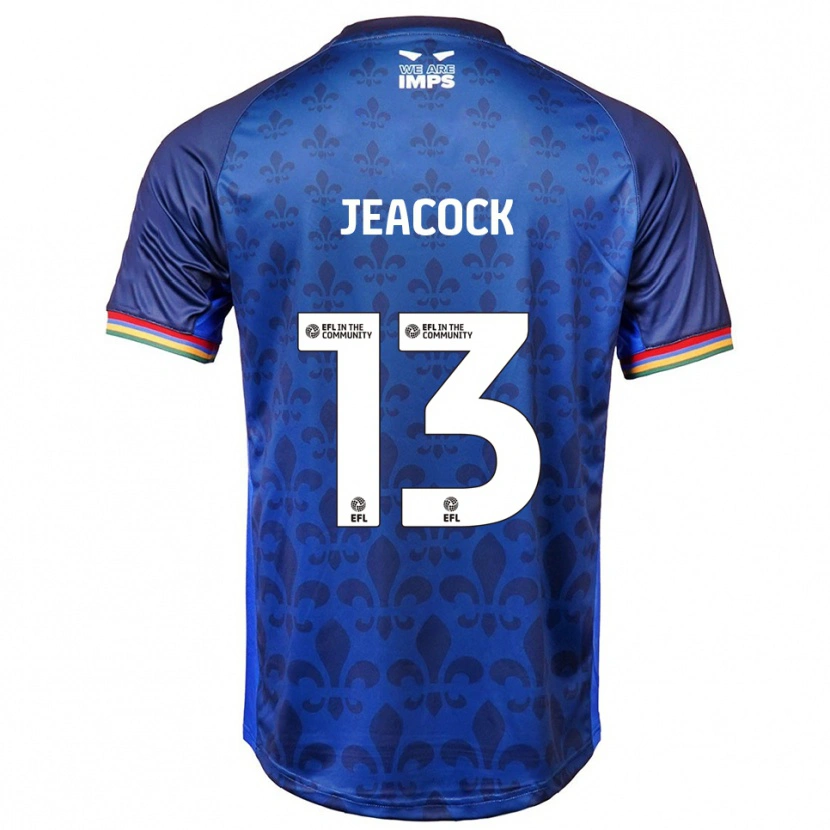 Danxen Dames Zach Jeacock #13 Blauw Marine Uitshirt Uittenue 2025/26 T-Shirt