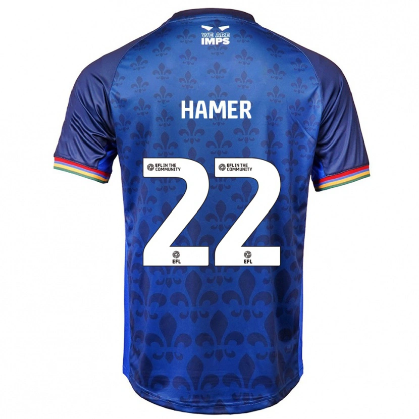 Danxen Dames Tom Hamer #22 Blauw Marine Uitshirt Uittenue 2025/26 T-Shirt