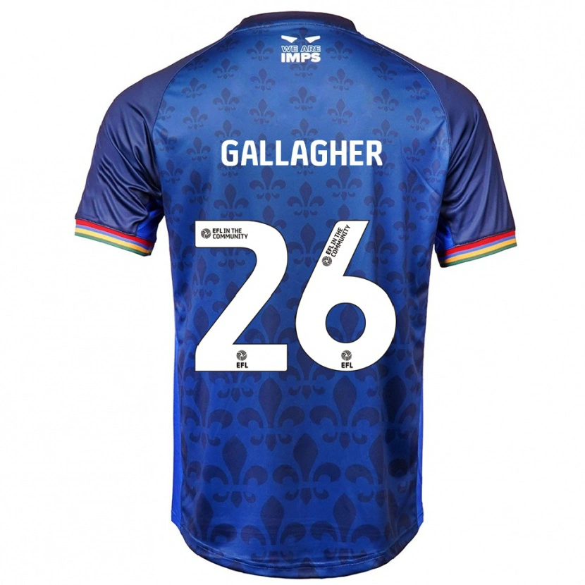Danxen Dames Oisín Gallagher #26 Blauw Marine Uitshirt Uittenue 2025/26 T-Shirt