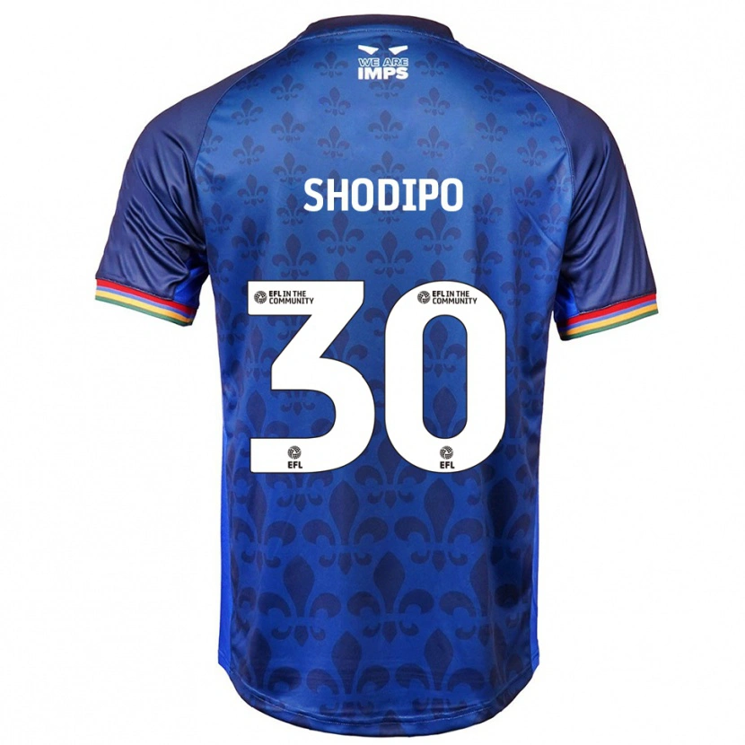 Danxen Dames Olamide Shodipo #30 Blauw Marine Uitshirt Uittenue 2025/26 T-Shirt