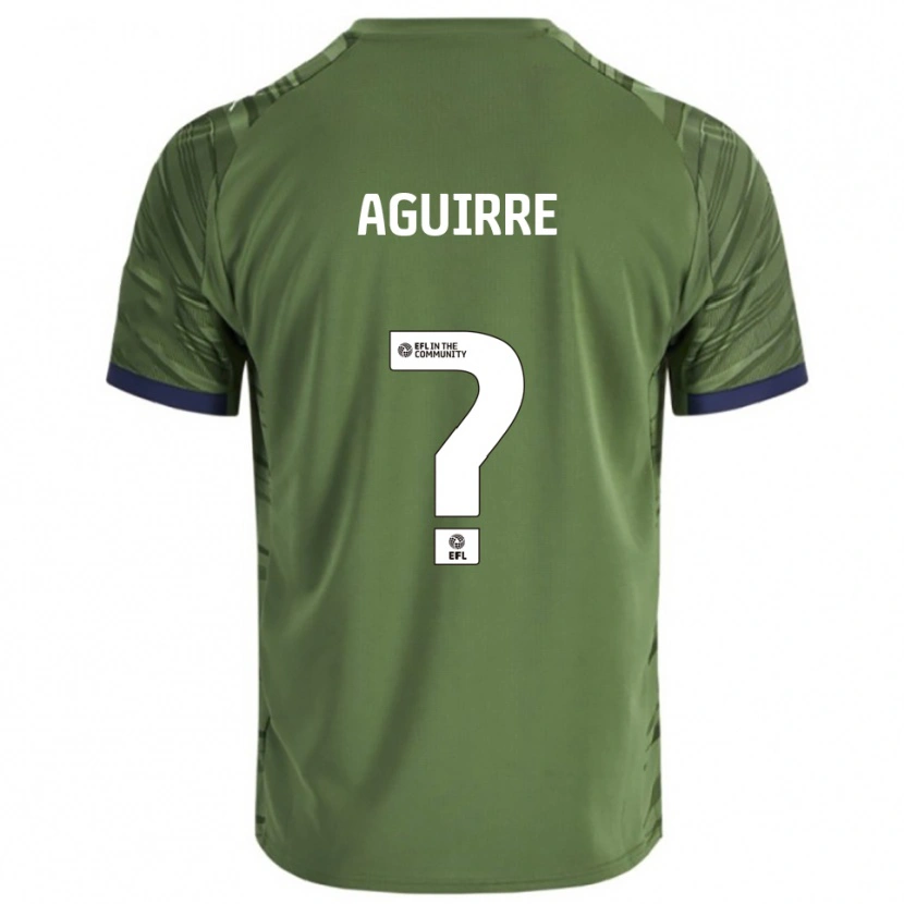 Danxen Dames Marthina Aguirre #0 Groen Wit Uitshirt Uittenue 2025/26 T-Shirt