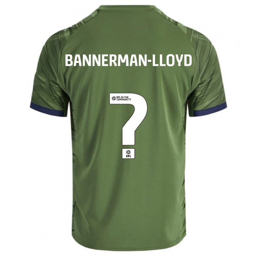 Danxen Dames Macey Bannerman-Lloyd #0 Groen Wit Uitshirt Uittenue 2025/26 T-Shirt