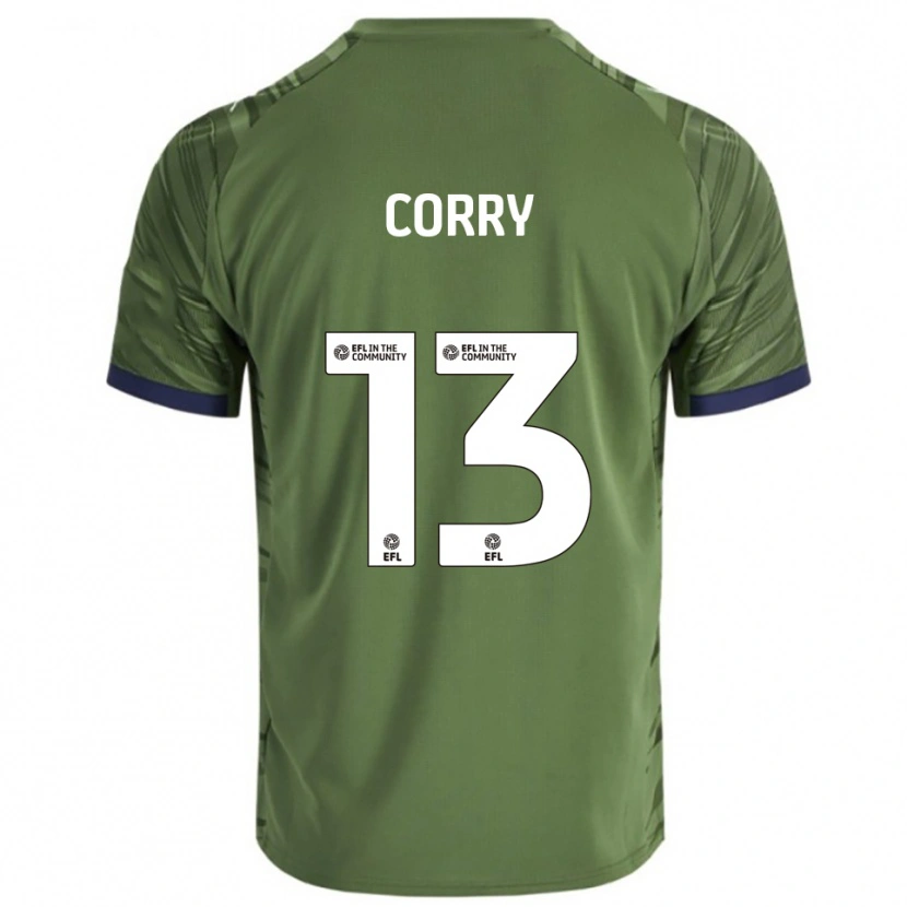 Danxen Dames Neive Corry #13 Groen Wit Uitshirt Uittenue 2025/26 T-Shirt