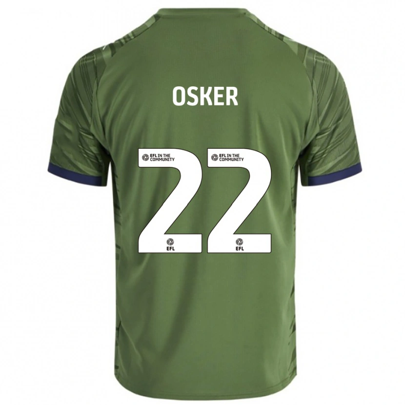 Danxen Dames Edyn Osker #22 Groen Wit Uitshirt Uittenue 2025/26 T-Shirt