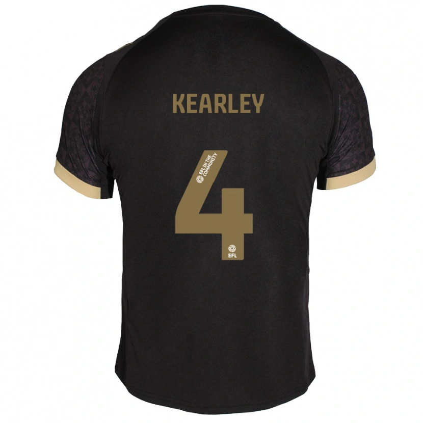 Danxen Dames Amii Kearley #4 Zwart Goud Uitshirt Uittenue 2025/26 T-Shirt