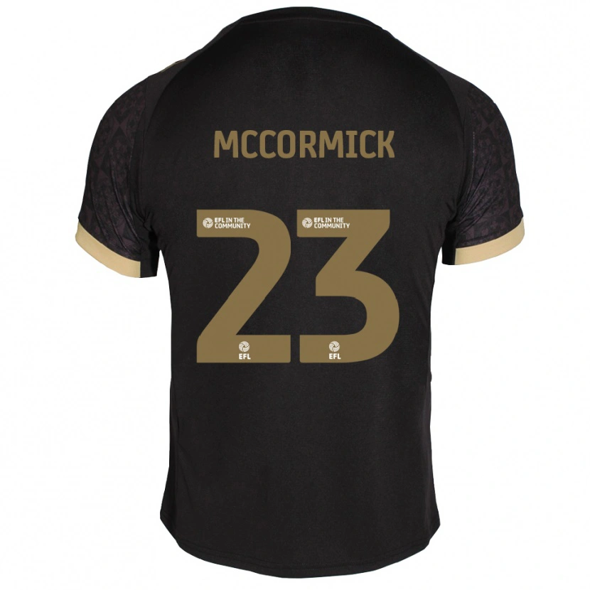 Danxen Dames Leo Mccormick #23 Zwart Goud Uitshirt Uittenue 2025/26 T-Shirt