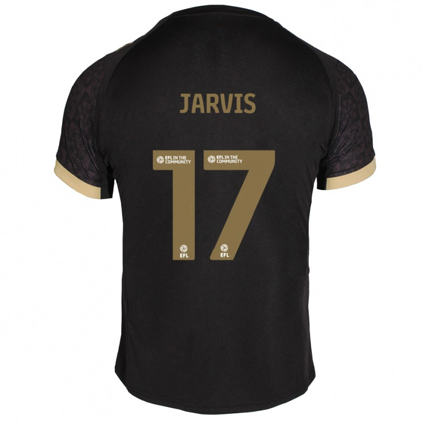 Danxen Dames Lulu Jarvis #17 Zwart Goud Uitshirt Uittenue 2025/26 T-Shirt