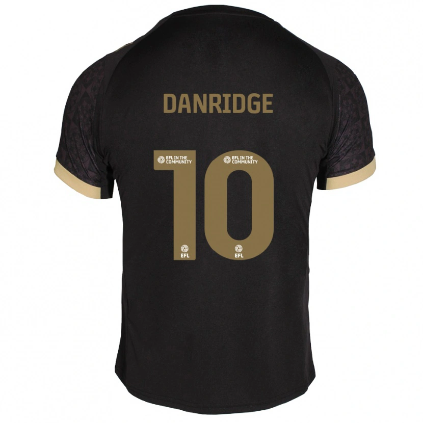 Danxen Dames Rebecca Danridge #10 Zwart Goud Uitshirt Uittenue 2025/26 T-Shirt