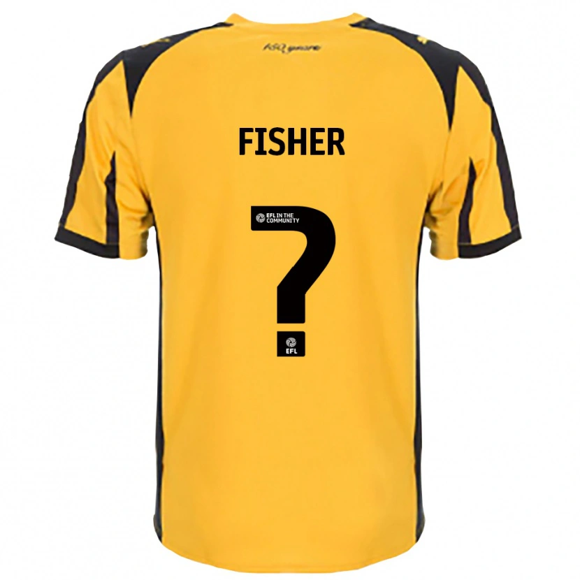 Danxen Dames Elijah Fisher #0 Oranje Zwart Uitshirt Uittenue 2025/26 T-Shirt