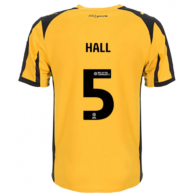 Danxen Dames Connor Hall #5 Oranje Zwart Uitshirt Uittenue 2025/26 T-Shirt