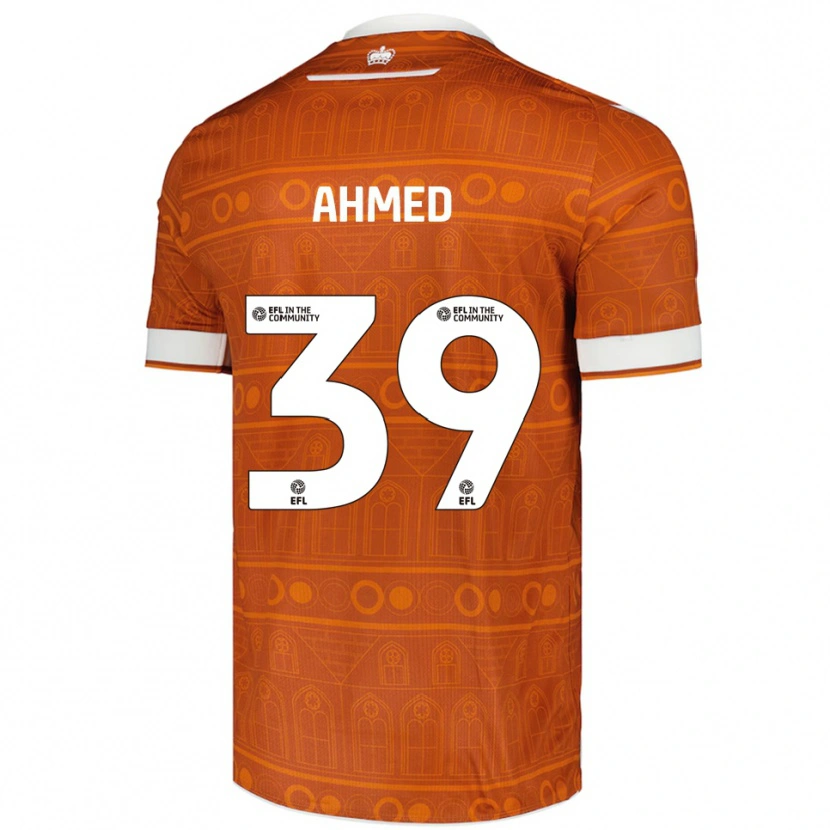 Danxen Dames Ashqar Ahmed #39 Oranje Wit Uitshirt Uittenue 2025/26 T-Shirt