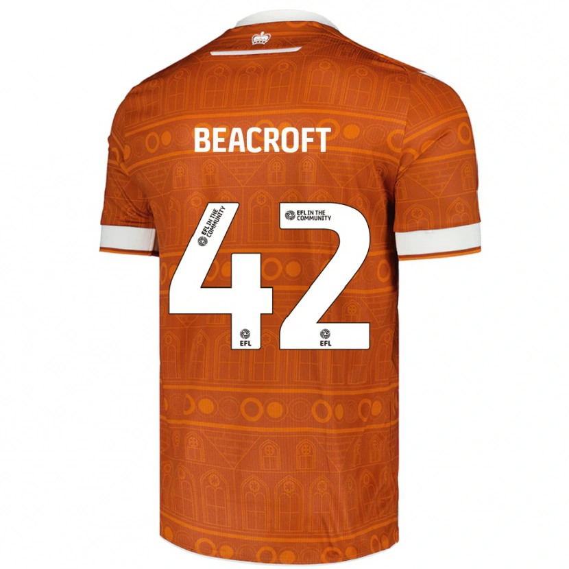 Danxen Dames Boyd Beacroft #42 Oranje Wit Uitshirt Uittenue 2025/26 T-Shirt