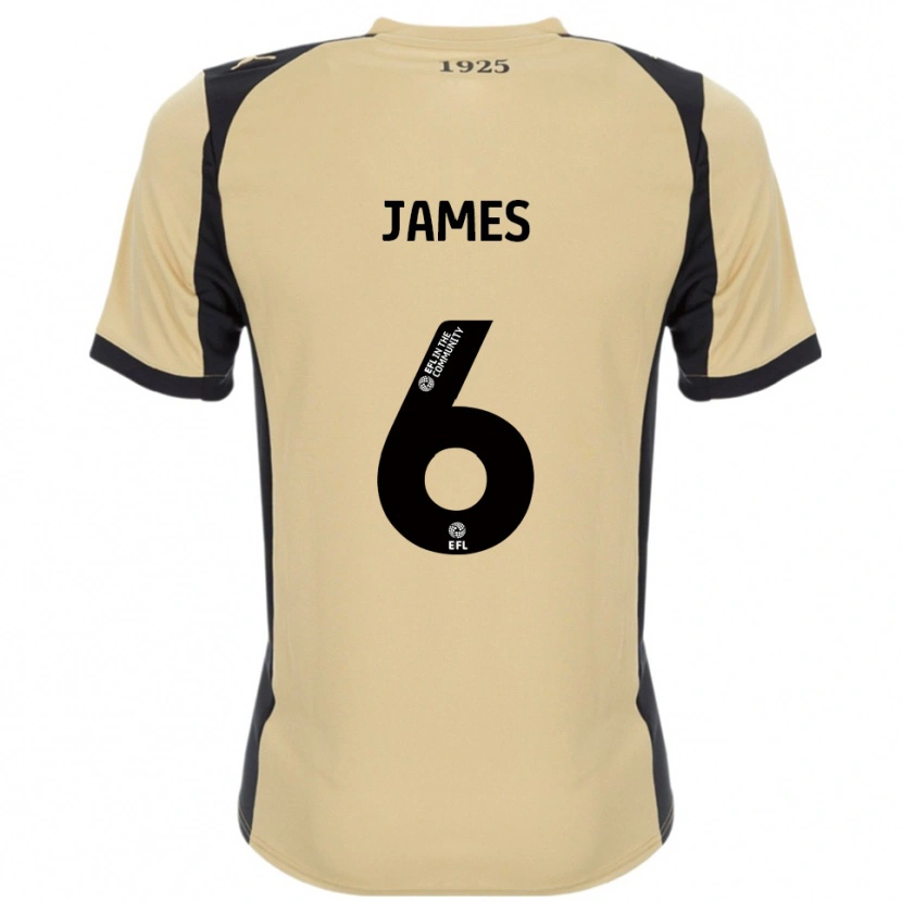 Danxen Dames Reece James #6 Goud Zwart Uitshirt Uittenue 2025/26 T-Shirt