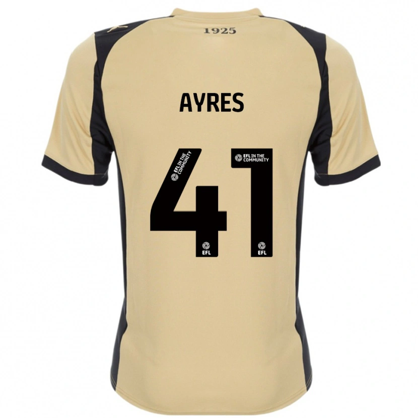 Danxen Dames Josh Ayres #41 Goud Zwart Uitshirt Uittenue 2025/26 T-Shirt