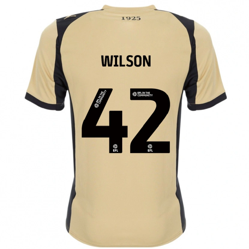 Danxen Dames Reece Wilson #42 Goud Zwart Uitshirt Uittenue 2025/26 T-Shirt